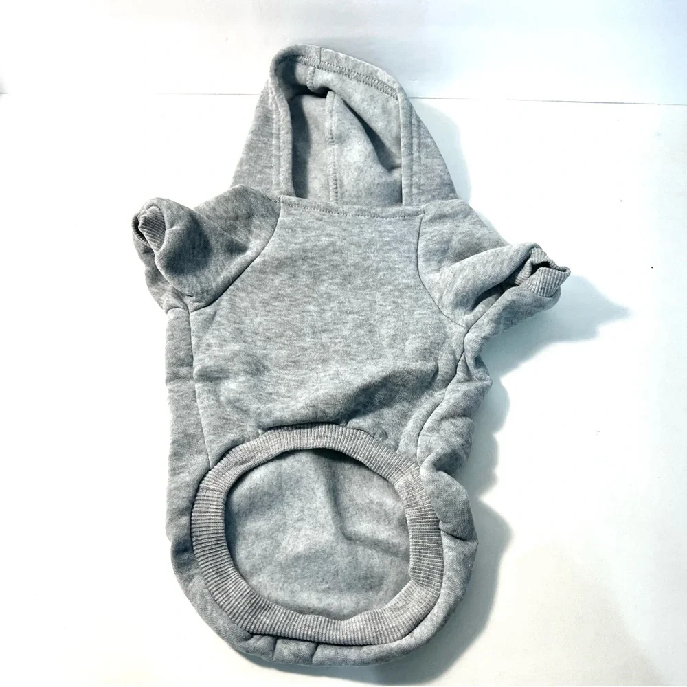 Gray “Security” Dog Hoodie – Size XL(for small dogs) Please see size chart